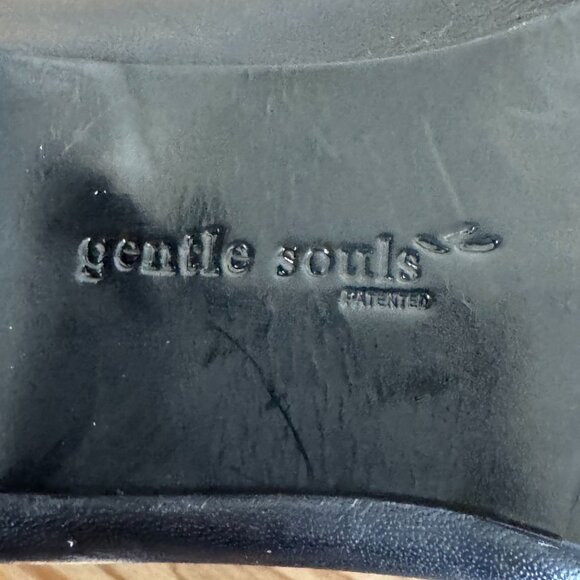 Gentle Souls by Kenneth Cole Top Cast Black Leather Maryjane Cuban Heel Size 7.5 - Picture 15 of 15